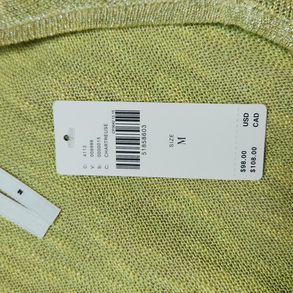 Anthropologie Sparkly Sheer Open Sleeve Tunic Top - Picture 8 of 12